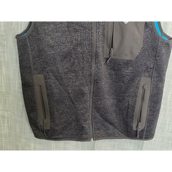 Men's Ocean Coast Vest Size‎ L Gray Fleece - Picture 2 of 5